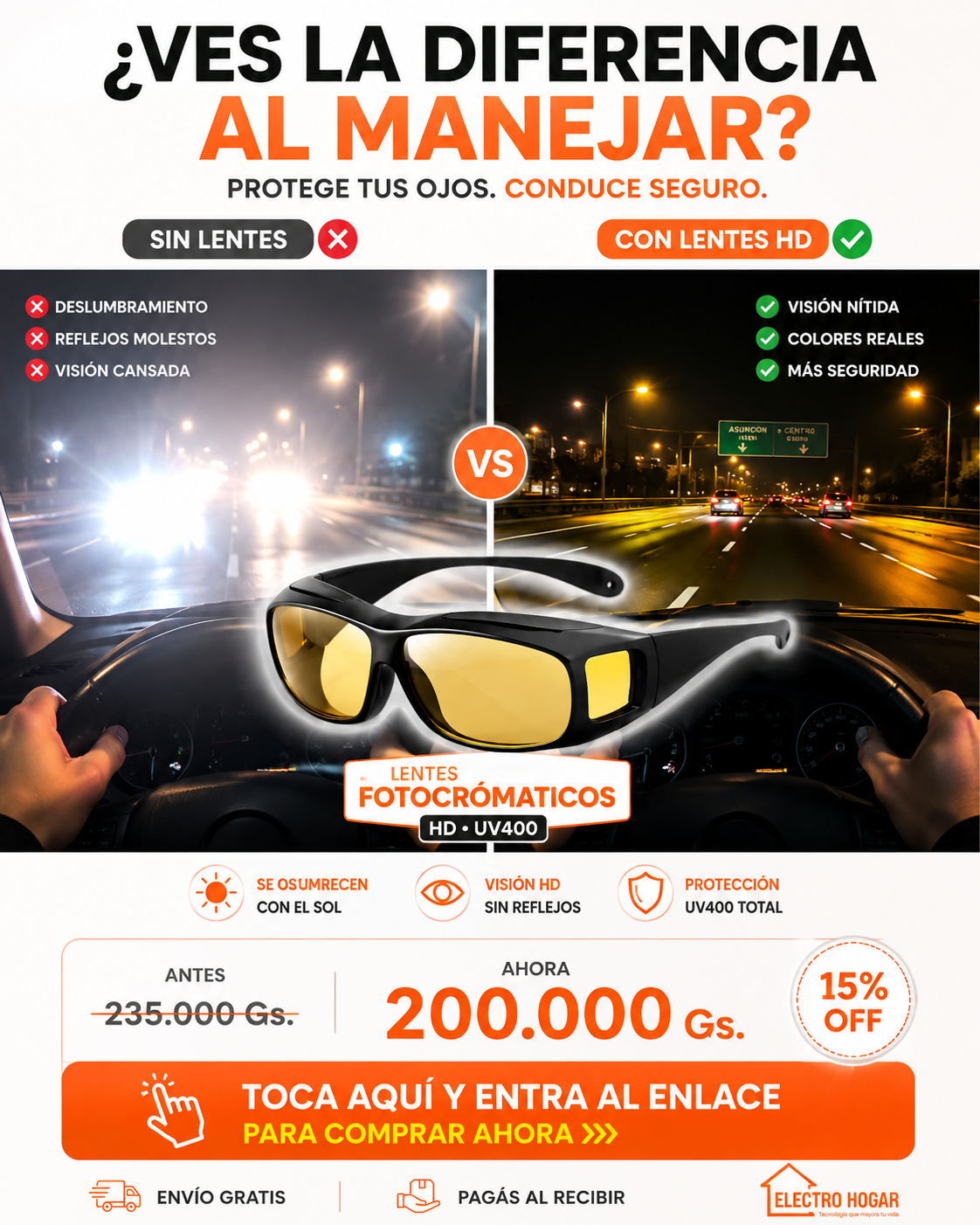 GAFAS FOTOCROMATICAS HD
