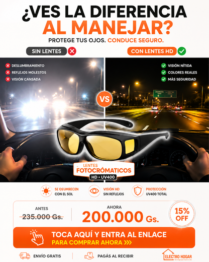 GAFAS FOTOCROMATICAS HD